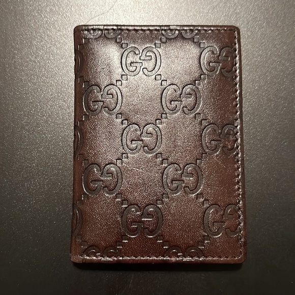 Gucci leather bifold license and card holder - Picture 2 of 5